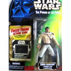 Lando Calrrissian  in General's Gear, incluye pistola (Figura kenner sellada 